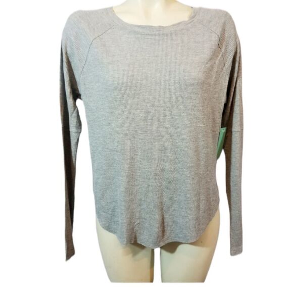 Abound Grey Thermal Long Sleeve Tee Size Medium - Picture 1 of 5